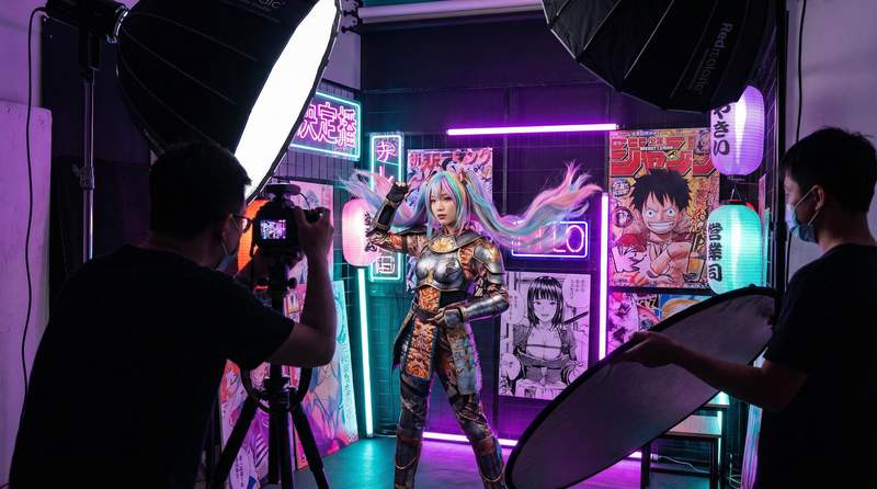 网红黑料动漫cosplay视频拍摄